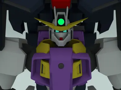 CB-002 Raphael Gundam 3D model