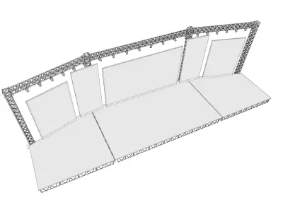 Concert Stage 08 3D model