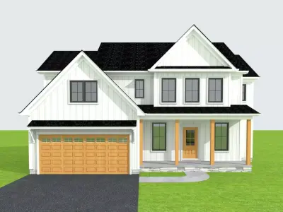 Cape Cod House 21 3D model