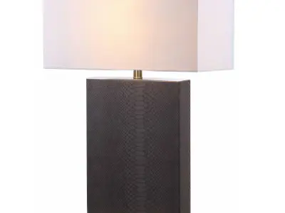 Leather Table Lamp 3D model