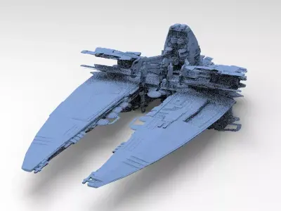 Dark Terra Former ship 5 3D model