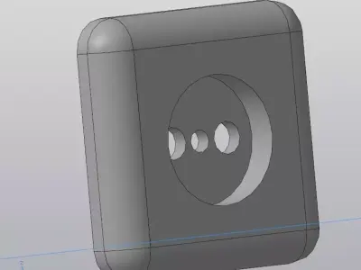 socket housing 3D print model