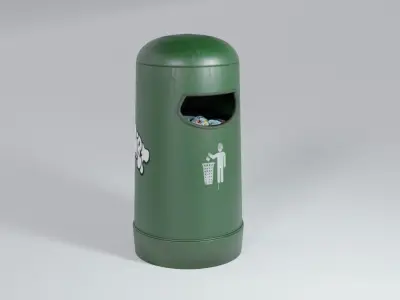 Garbage Bin 3D model