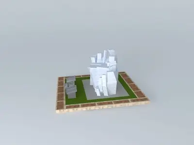 War monument 3D model