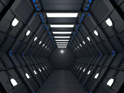 Sci Fi Corridor 3D model