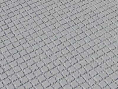 Waffle Stamped Mud Ground Texture