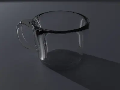 Glass glasses 7 3D model