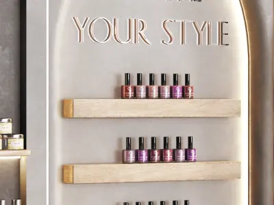 Beauty salon 16 Low-poly 3D model