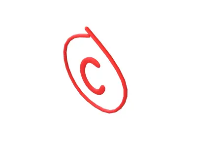Grade C Symbol v1 001 Low-poly 3D model