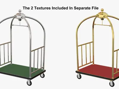 Hotel Cart 02 3D model