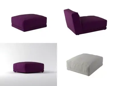 Luis sofa modules 3D model