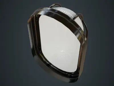 Bulkhead Light 1A Low-poly 3D model
