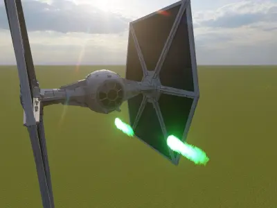 STAR WARS TIE FIGHTER 3D model