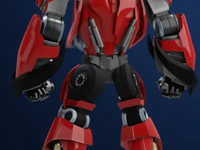 Cliffjumper Transformers Prime Character Rig 3D model