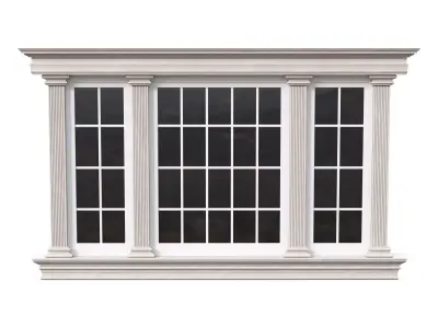 Architectural Classic Window 3D Model 18 3D model