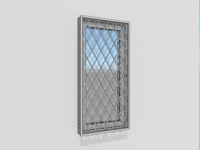 Japanese Window Sliding 3D model