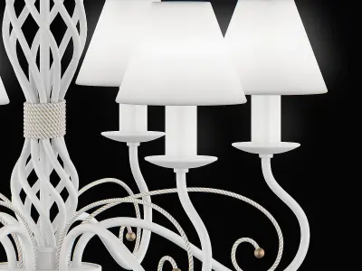 78206x Esedra Lightstar Chandelier 3D model