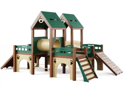 Dog training ground equipment 3 by TerraBound Solutions 3D model