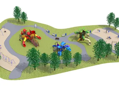 Playground Park 3D model