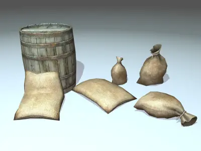 Container pack 3D model