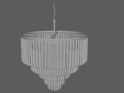 chandelier LUSTER Low-poly 3D model