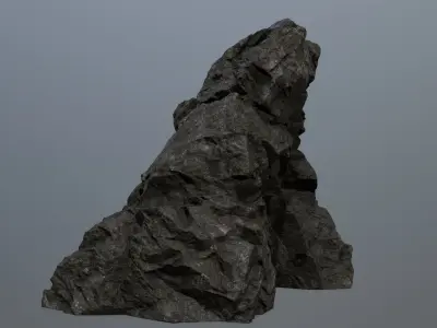 Skull Cave Low-poly 3D model