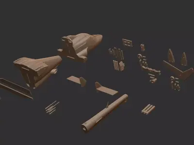 Airwolf Bell 222 Custom Helicopter 3D Print Model 3D model