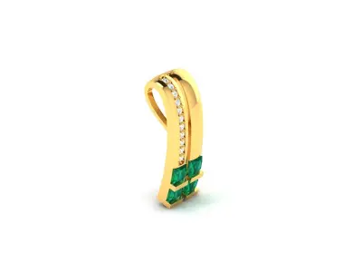 Solitaire Pendants  3D print model shop