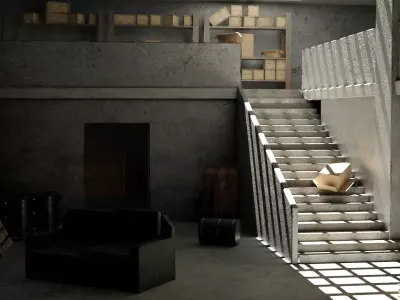 Warehouse ToolKit Low-poly 3D model