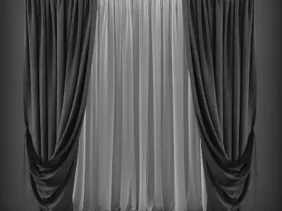 Curtain 3D model 47 3D model