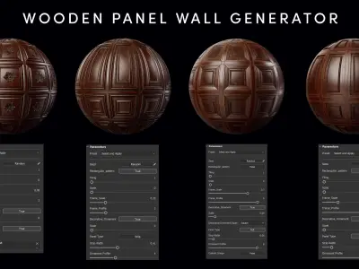 Ultimate Wood Smart Materials for Substance 3d painter Texture
