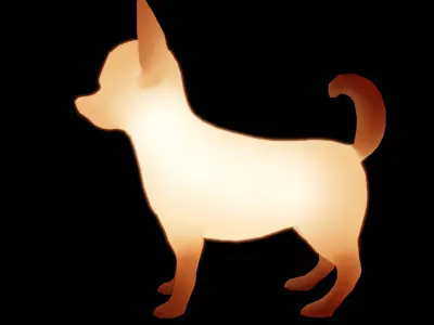 Indirect Chihuahua lighting 3D model