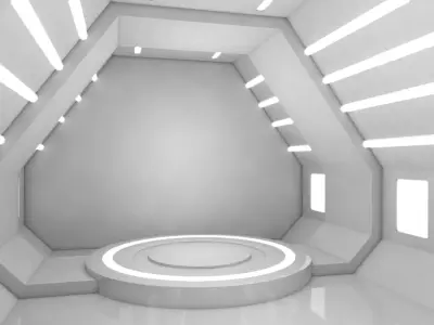 Room Interior 3D model shop