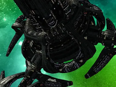 3DRT - Norad Space Station - Reilus Low-poly 3D model