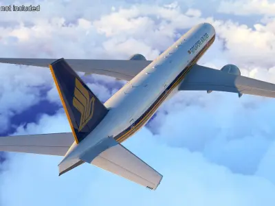  Boeing 777 Singapore Airlines Rigged 