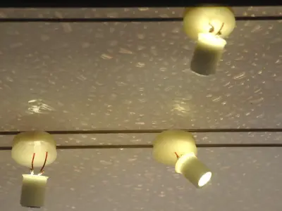 Miniature LED track lighting Free 3D print model