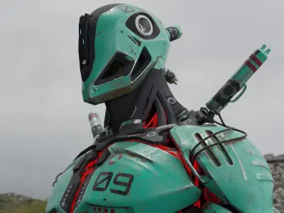 SCIFI ROBOT  3D model