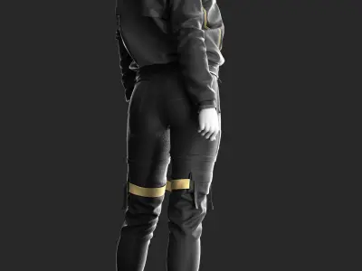 Girls Outfit 7- Marvelous Designer with Video Process 3D model