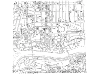 Downtown Manchester New Hampshire 3D model