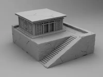The palace of Maya 3D print model