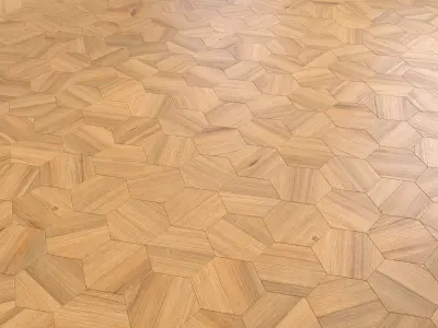 Parquet - Laminate - Wooden floor 4 in 1 Low-poly 3D model