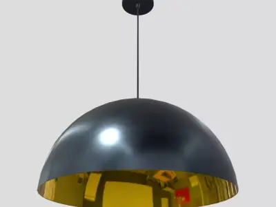 Ceiling Lamp 3 Low-poly 3D model