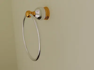 Washbasin Towel Ring 3D model