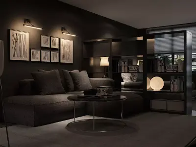 New York Apartment 3Dmax model 3D model  3D model