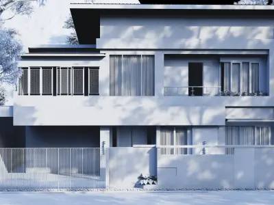 MInimalist house design 3D print model