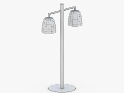 1386 - Table Lamp Low-poly 3D model