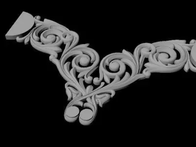 dekor ornament 3D model 77