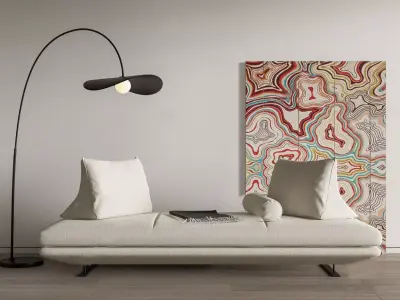 modern sofa chair  3D model