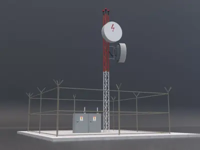 Cellphone Tower 3D model