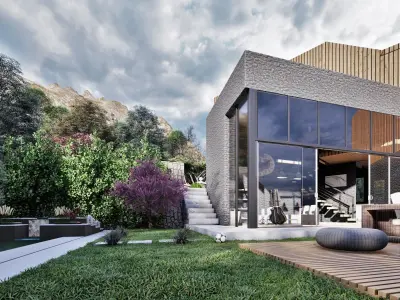 Weekend -Villa -House Project -Exterior and interior 3D model